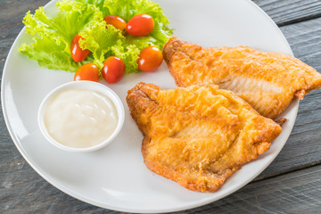 fried fish steak