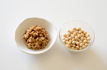 納豆と大豆