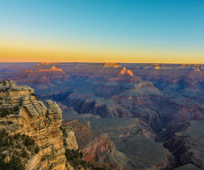 Fototapeta na wymiar Grand Canyon Sunrise from Mather Point