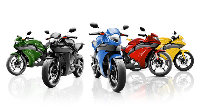 Brandless Motorcycle Motorbike Vehicle Concept