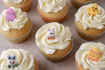 Homemade Easter cupcakes