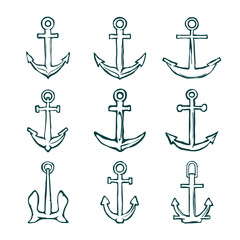 Set of Anchors vector