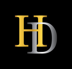 HD initial letter with gold and silver