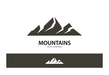Mountains Logo Vector