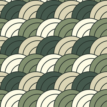 Tileable Concentric Overlapping Circles Pattern