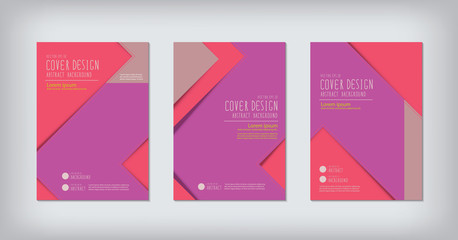 Obraz na płótnie Canvas Business report zigzag design cover.