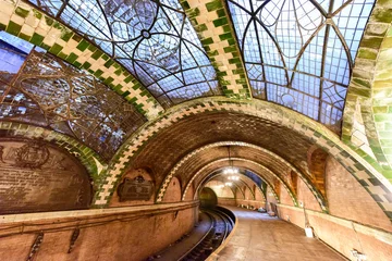 Foto op Plexiglas Abandoned City Hall Station - New York City © demerzel21