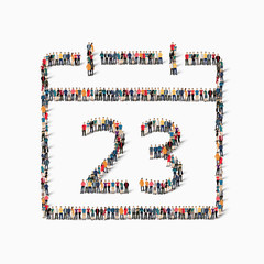  people    calendar date icon holiday