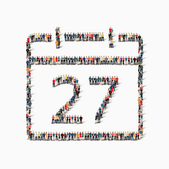  people    calendar date icon holiday