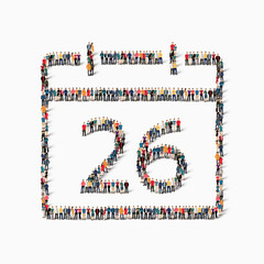  people    calendar date icon holiday