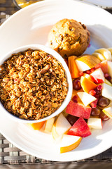 lay flat breakfast view