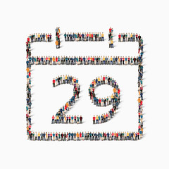  people    calendar date icon holiday