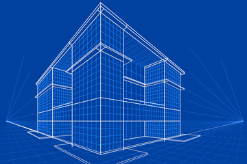 Blueprint of Building