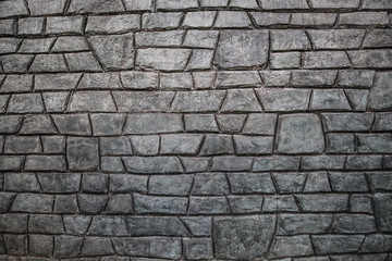 Fototapeta premium Fake grunge stone wall