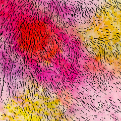 Watercolor background with fur texture