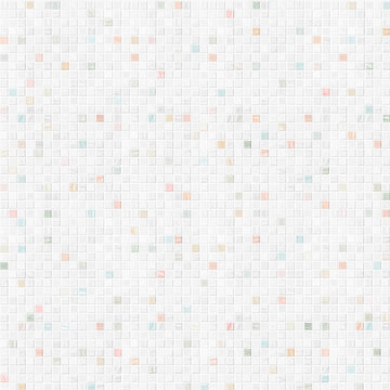 tile wall background with white and colorful pieces 