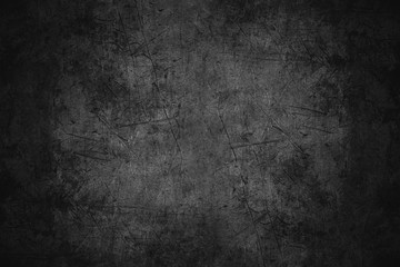 Fototapety  black scratched metal texture
