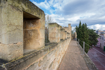 Top of the wall in Alcudia, Majorca