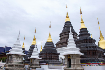 Fototapeta premium Beautiful place of worship with religious teachings in Chiangmai