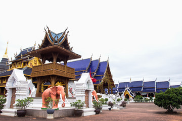 Beautiful place of worship with religious teachings in Chiangmai