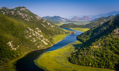 Fototapeta na wymiar Fairytale lands of Montenegro