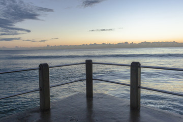 Pier Jetty Ocean horizon dawn morning beach landscape