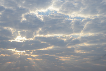 Fototapeta na wymiar Beautiful Sunset Cloudscape
