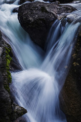 Obraz premium Mountain waterfall