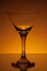 empty glass studio light yellow shot 2