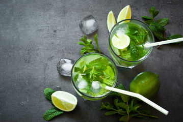 Summer drink mojito