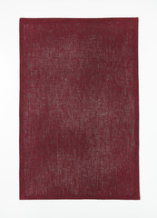 Rectangular burgundy place mat