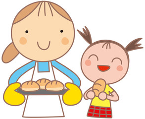 パンづくり　親子