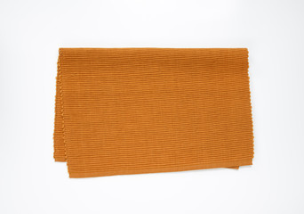 Brown woven cotton placemat