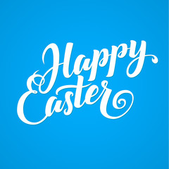 Happy Easter Typographical Background