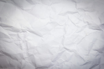 Crumpled recycle paper background and texture