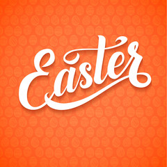 Easter Typographical Background