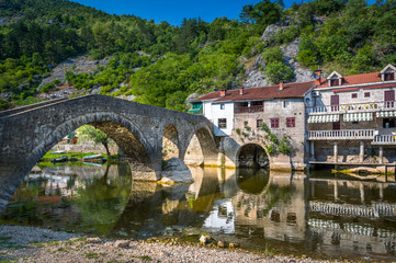 Rijeka Crnojevica old town and bridge