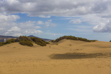 Maspalomas Duna - Desert in Canary island Gran Canaria