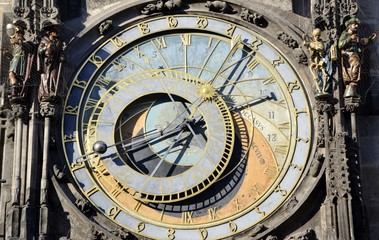 Old astronomy clock in Prague