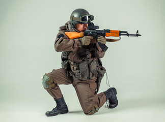 Special force soldier / strike ball player