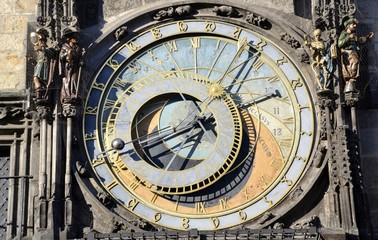 Old astronomy clock in Prague