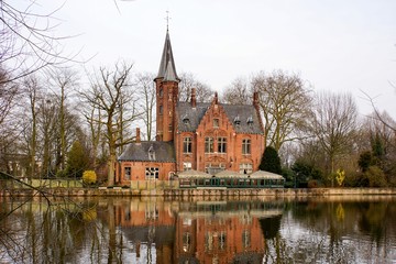 Fototapeta na wymiar Bruges Lakeview