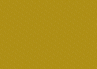 紗綾形模様のイラスト: 点線金色