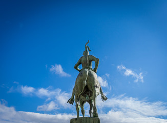 Francisco Pizarro statue in Trujillo, Caceres