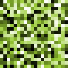 Abstract green pixel background