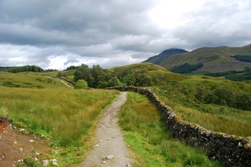 Obraz premium walker in the distance