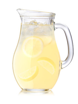 Iced lemonade pitcher