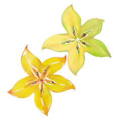 Starfruit or carambola