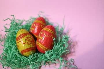 チョコレートのイースターエッグ