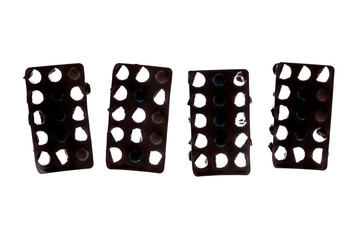 Package of tablets. Text Drug